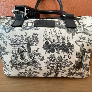 Disney Haunted Mansion black and white purse